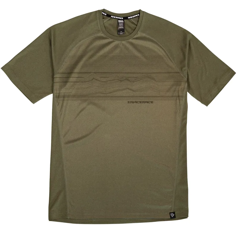 Race Face Trigger Short Sleeve Jersey - Olive 3 Race Face Trigger Short Sleeve Jersey - Olive