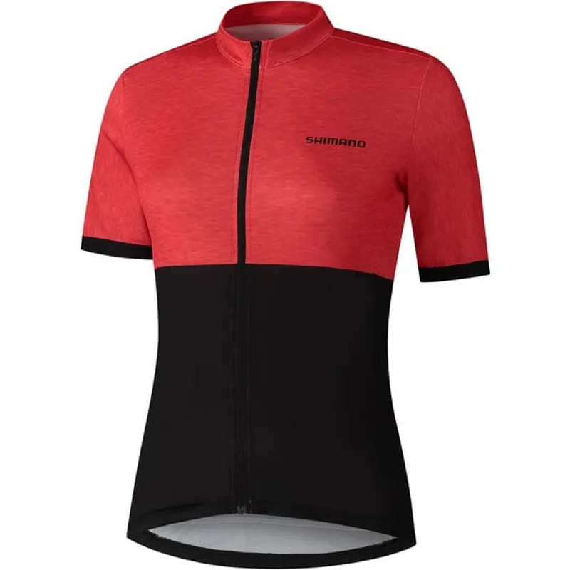 Shimano Element Women's Short Sleeve Jersey - Tea Berry 5 Shimano Element Women's Short Sleeve Jersey - Tea Berry - Image 3