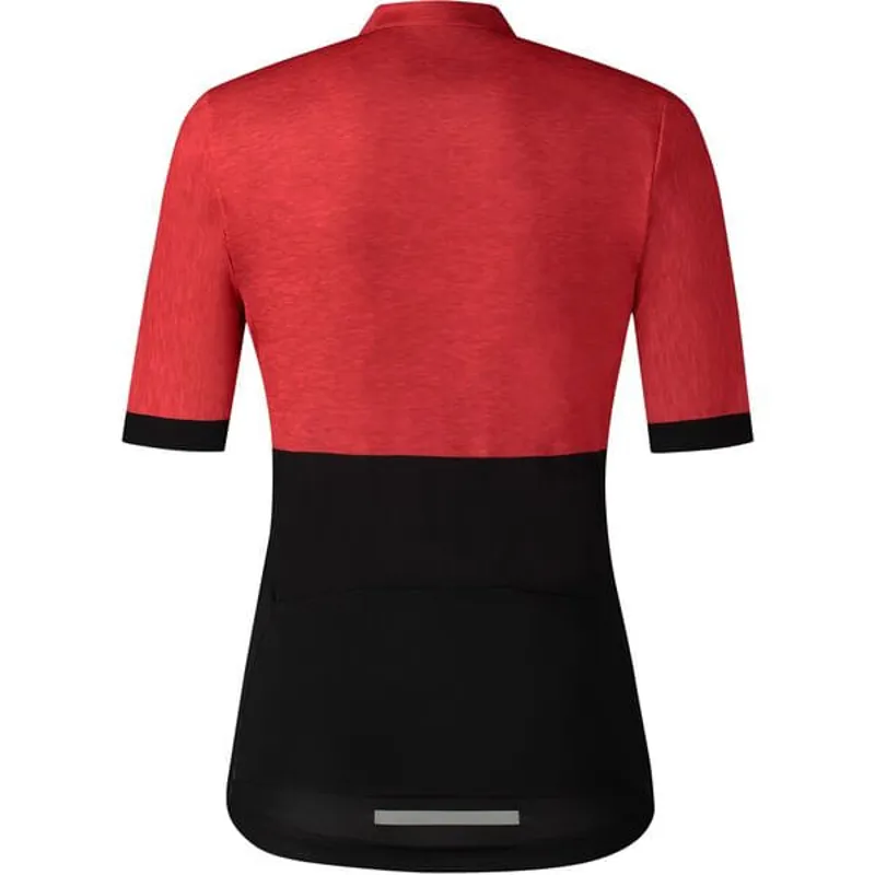 Shimano Element Women's Short Sleeve Jersey - Tea Berry 3 Shimano Element Women's Short Sleeve Jersey - Tea Berry