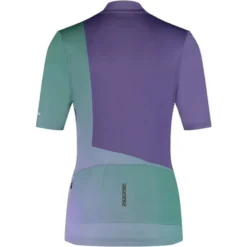 Shimano Sumire Women's Short Sleeve Jersey - Purple/Green