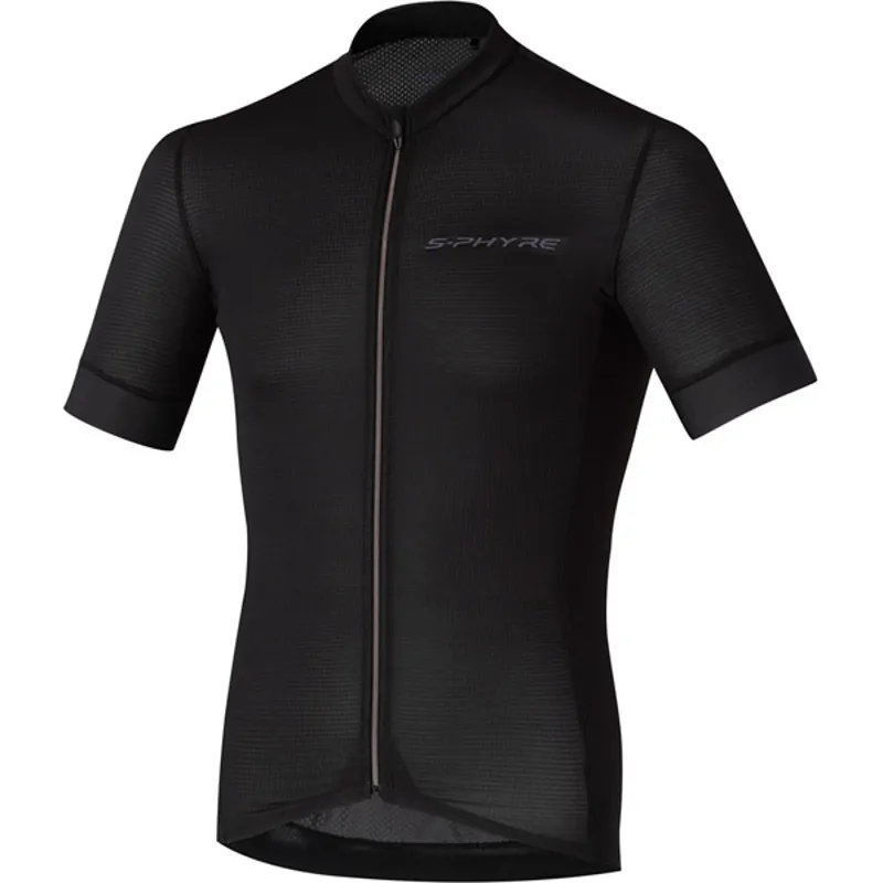 Shimano S-Phyre Men's Short Sleeve Jersey - Black 4 Shimano S-Phyre Men's Short Sleeve Jersey - Black - Image 2