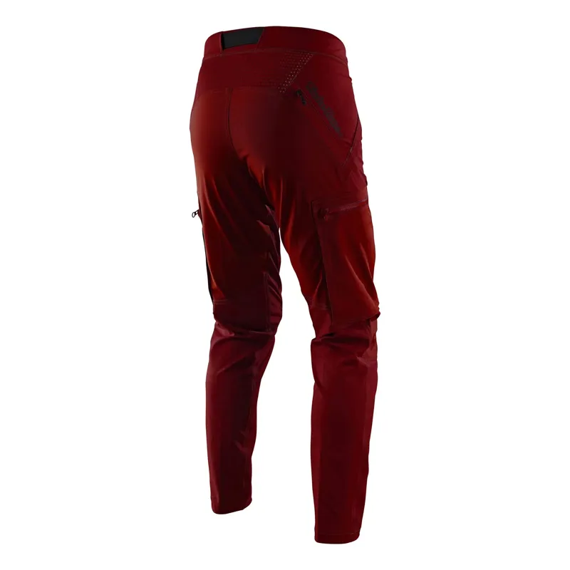Troy Lee Designs Ruckus Men's Cargo Trousers - Mono Oxblood 5 Troy Lee Designs Ruckus Men's Cargo Trousers - Mono Oxblood - Image 3